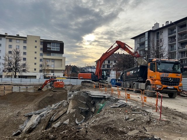 Chantier en cours à Cran-Gevrier : SATP à l’œuvre pour NEXITY